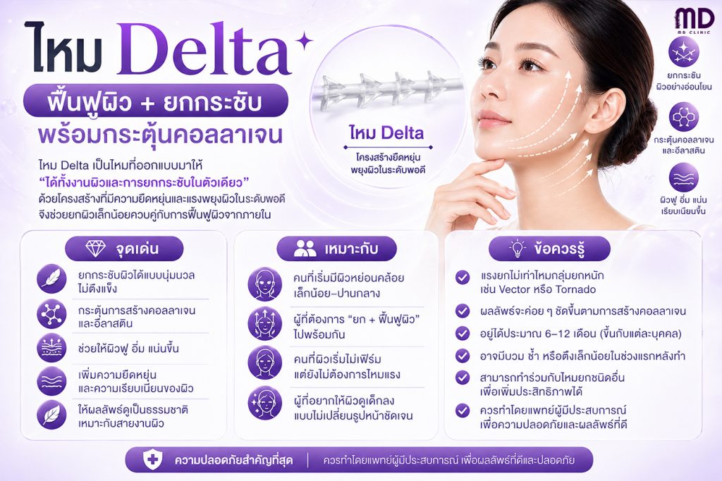 delta thread lifting-