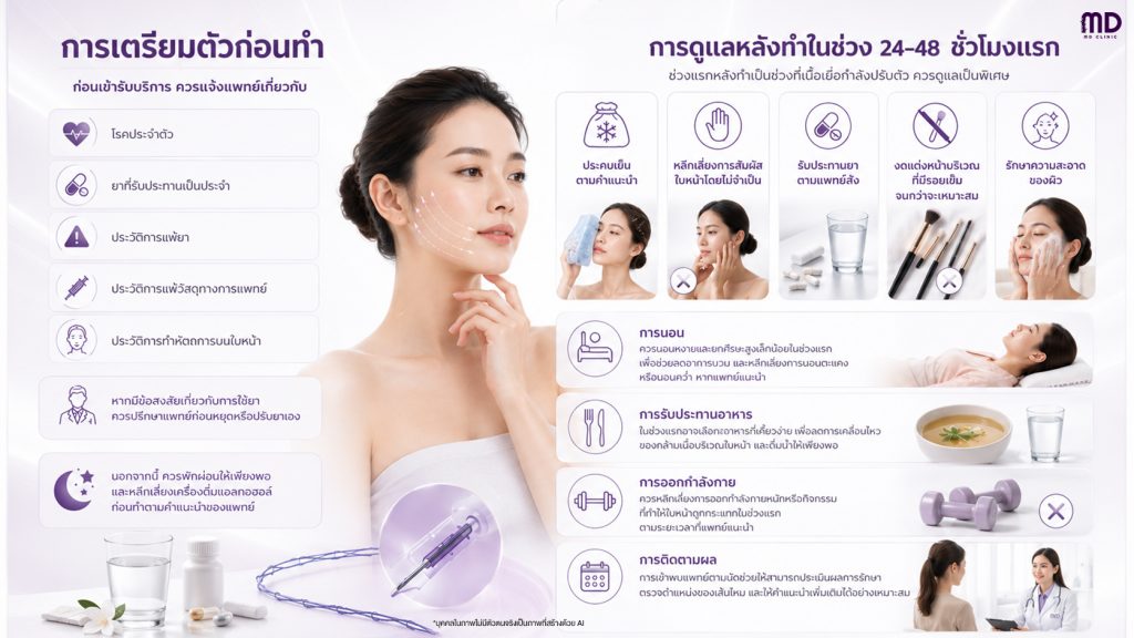 ดูแลหลังทำ-ไหมทอร์นาโด-เอ็มดีคลินิก